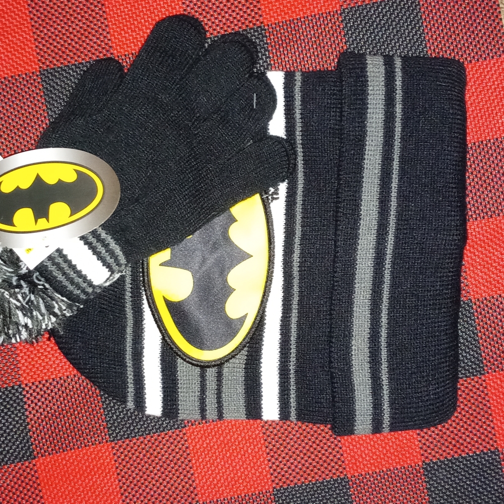 Boys hat with gloves